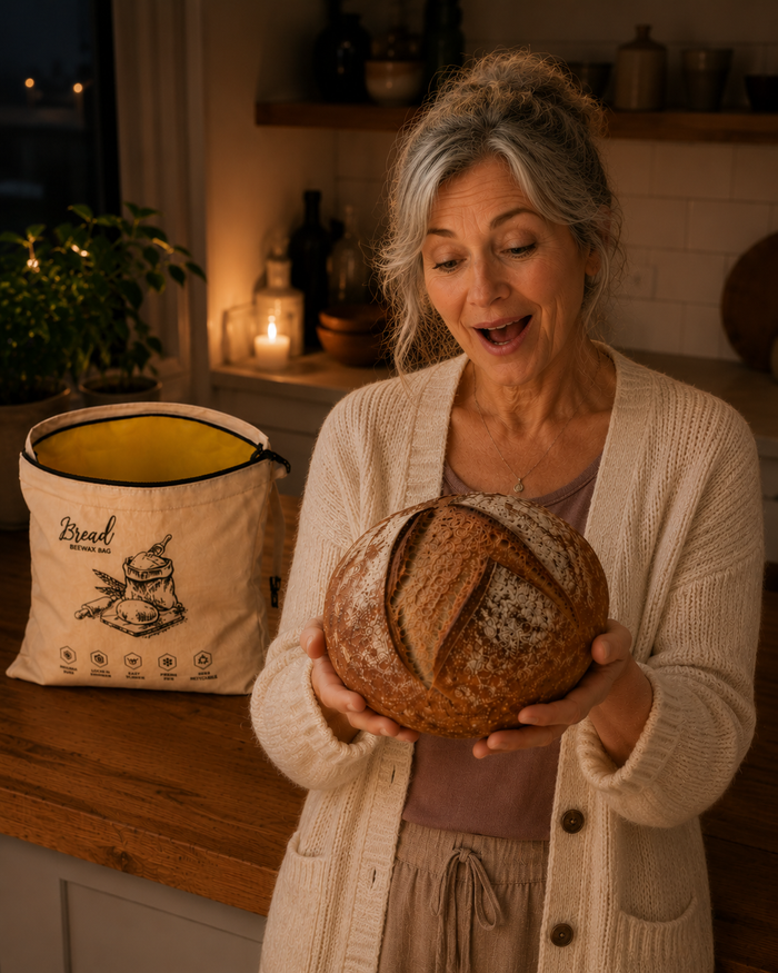 Day 5 sourdough bread test with customer reaction